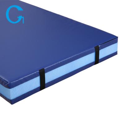 China Environmentally Friendly Anti-Slip Crash Eco-friendly Gymnastics Mat With Handle for sale