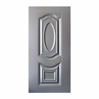 China Decoration Stamped Steel Door Skin, Embossed Galvanized Steel Sheet 2 Panel, Steel Sheet for sale