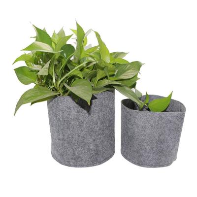 China Best environment friendly selling factory sale pp non woven farm cover fabric geotextile plant grow bag /felt flower pot for sale