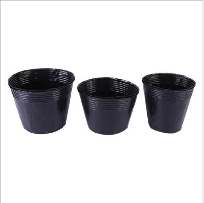 China Super minimalist and durable hot sale strong nursery pots flower pots plastic black nursery pots for sale