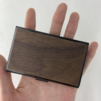 China Factory Direct Selling NATIONAL Wooden Name Card Case Business Card Holder for sale