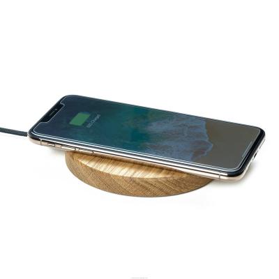 China QI Smartphones Factory Phone Wooden Wireless Chargers Fast Wireless Charger 10W for sale