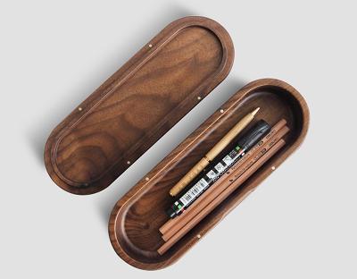 China Schools & Offices Box Fountain Pen Box Wooden Pen Gift Luxury Wooden Packaging Box for sale