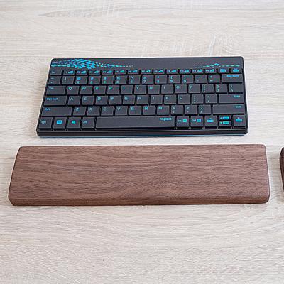 China Durable High Quality Wooden Wrist Rest For Machianical 2020 Keyboard Hand Rest for sale