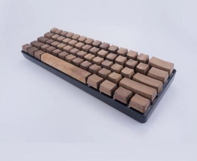 China Factory Wireless Wooden Keyboard Mechanical Keycaps for Mechanical Keyboard for sale