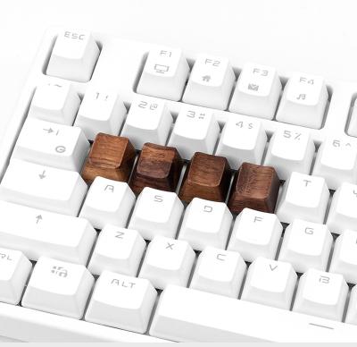 China Wireless CNC Parts Wooden Mechanical Keyboard Keycaps For Mechanical Keyboard for sale