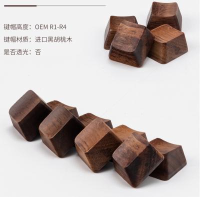 China Factory Wireless Wooden Keyboard Mechanical Keycaps for Mechanical Keyboard for sale