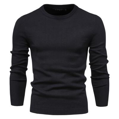 China High Quality Thick Sweater Men Anti-wrinkle Round Neck Slim Men's Top Sweater for sale