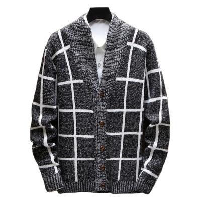 China Anti-Wrinkle Wholesale Low Price Autumn Single Breasted Long Coats Men O-Neck Oversized Cardigan Sweater for sale