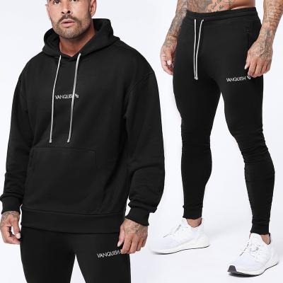 China OEM breathable hot sale high quality tracksuit set plus size sweatpants and hoodie set for sale