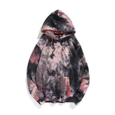 China Wholesale High Quality Comfortable Colorful Tie Dye Casual Anti-wrinkle Plus Size Custom Pullover Hoodies for sale