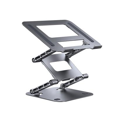 China 2022 New Arrival Multi Angle Multi Size Laptop Stand Adjustable Three Layers Three Layers Portable Folding Aluminum Notebook Stand Holder for sale