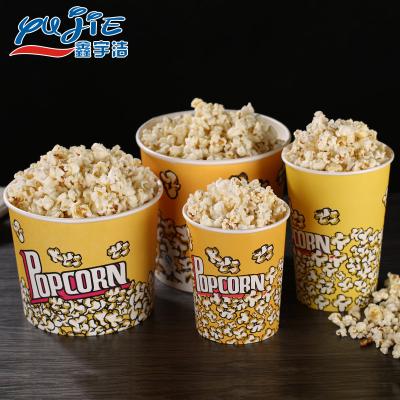 China Wholesale Recycled Materials Promotion Cinema Halloween PET 32z Mini Round Horror Popcorn Bucket Cup for sale