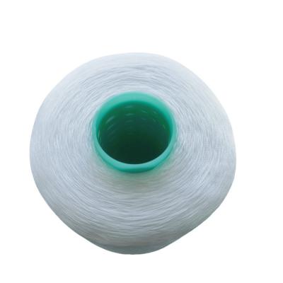 China 210D-6000D 100 Polyester borduurdraad Wit polyesterdraad voor het verven Te koop