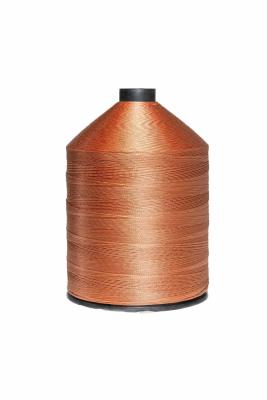 China Industrial Strength Brown Polyester Thread Customizable Color Thread for sale