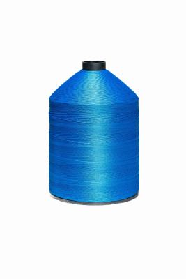 China Blue Upholstery Sewing Thread Chemicals Resistance Color Thread For Garment for sale