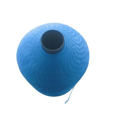 China 40s Polyester Sewing Thread Blue Polyester Machine Embroidery Thread for sale