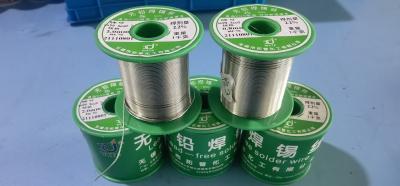 China Sn99.3Cu0.7 Lead Free Solder Wire 225 Deg Rosin Core Halogen Free Low Residue for sale