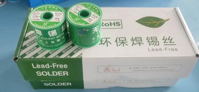 China Sn99.3Cu0.7 1000g Lead Free Silver Water Soluble 0.3 Mm Solder Wire ECO for sale