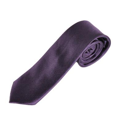 China Repp Decoration.Daily Life New Arrival Latest Design Custom Logo Type Purple Solid Silk Tie Men Customized for sale