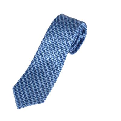 China Fashion Decoration.Daily Life Blue Silk Tie Men's Latest Design New Arrival Custom Logo Type Customized for sale