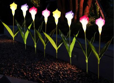 China LED Simulation Calla Lily Lights Park Lawn, Beautiful Display, Decorative Lighting Festival for sale