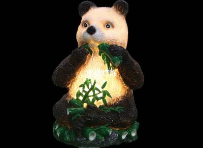 China LED panda lights resin waterproof landscape lamp translucent animal outdoor park lawn lamp for sale