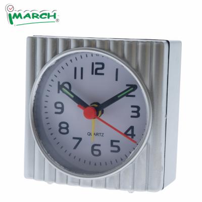 China iMSH BB06601-BU Antique Luminous Hand Style Mini Size Table and Desk Alarm Clock for sale