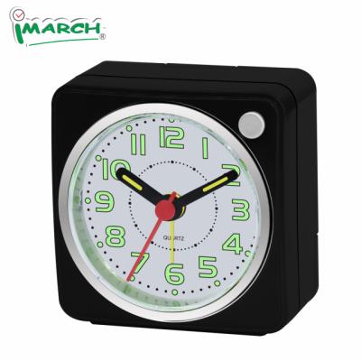 China Calendars IMSH BB06602--BK ABS CE Small Beeper Travel Alarm Clock for sale