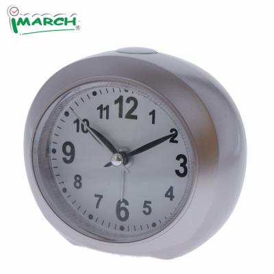 China Wholesale Antique Style iMSH BB08003-SV Crescendo Buzzer Alarm Travel Alarm Clock for sale