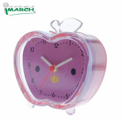 China iMSH Apple Shape Gift Clock Beeper Alarm Table Calendars and Desk Alarm Clock for sale