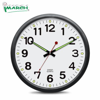 China Antique Style iMSH WC33004 Field Movement Round Shape Quartz Analog Wall Clock for sale