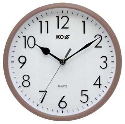 China 8inch Style Round Shape Quartz Analog Antique Classic Non-Ticking Wall Clock for sale