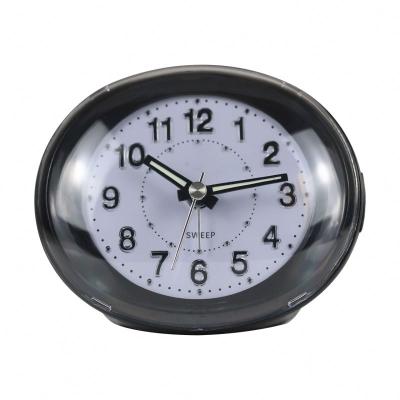 China Calendars Round Shape Led Light Nap Slient Alarm Clock For Bedroom for sale