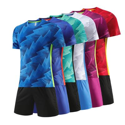 China Antibacterial Bacterial Custom Logo Soccer Jersey Football Jersey Kid Adult for sale