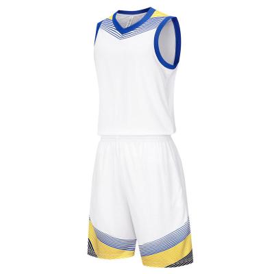 China Breathable Polyester Fabric Basketball Jersey Basketball Uniform Suite for sale