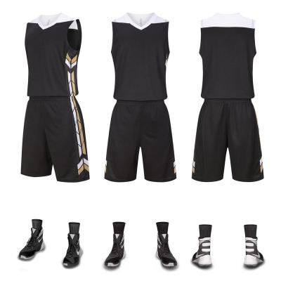 China Breathable Hot Selling Basketball Tank Top Basketball Uniform Suite For Men And Women for sale