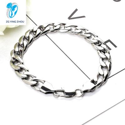 China FASHIONABLE Wholesale High Quality Chain Hop Stainless Steel Fogarro NK Stain Cuban Bangle Custom for sale