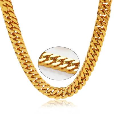 China Hiphop Man Fashion Jewelry Accessories Party Cuban Link Chains Necklace for sale