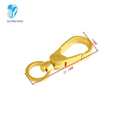 China Wholesale High Polished Hanging Connection Buckle Stain Stainless Steel Handbag Buckle Key Chain Pendant Accessories Customization for sale