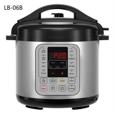 China LB-06B Simple Household Home Kitchen Dessini Eco-Friendly Electric Aluminum 6L Pressure Cooker for sale