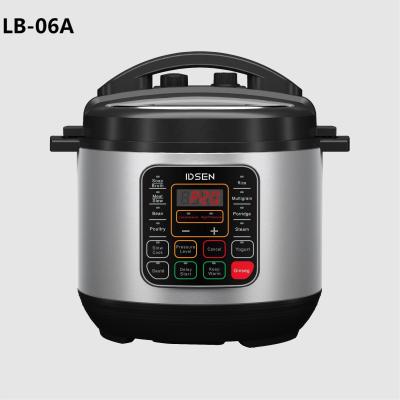 China LB-06A Hotel Stainless Steel Pressure Cooker 6QT Electric Smart Rice Cooker for sale