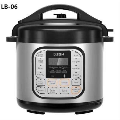 China LB-06 Hotel Electric Pressure Cooker For Kitchen Use Cooker Stainless Steel Multifunctional Housing LED Display for sale