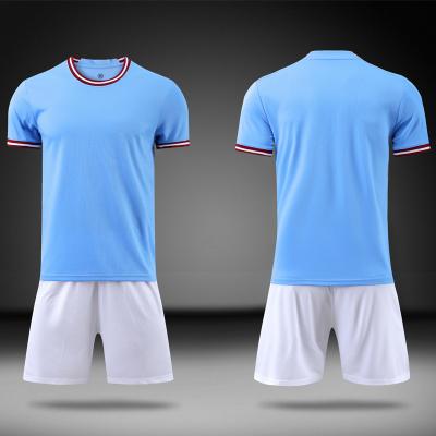 China Shirts & Tops Football suit for men, adult short sleeve sports training suit, match team uniform for sale