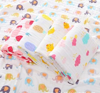 China PORTABLE Unisex Muslin Baby Blanket Boy Girl for sale