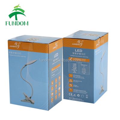 China Zhejiang China High Quality Color Printing Recyclable OEM Light Bulb Packaging Recyclable Glossy Corrugated Cardboard Led Box Shock Resistance for sale