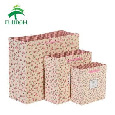 China Wholesale Use Recyclable Multipurpose Fashion Small Flower Birthday Gift Bag Paper for sale