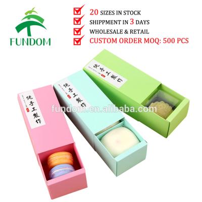 China China Supplier Recyclable Custom Shape 3 Drawer Color Printing Macaroon Pcs Nice Paper Packaging Box for sale