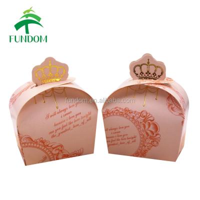 China New Paper Wedding Favor Creative Amazon Matte Box Recyclable Hot Selling Stamping Sweet Candy for sale