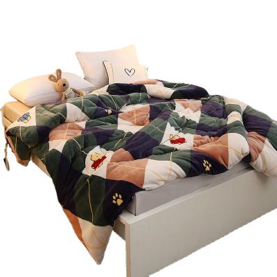 China 2023 New Anti-allergy Milk Velvet Winter Comforter Core 150x200cm (2500g) for sale